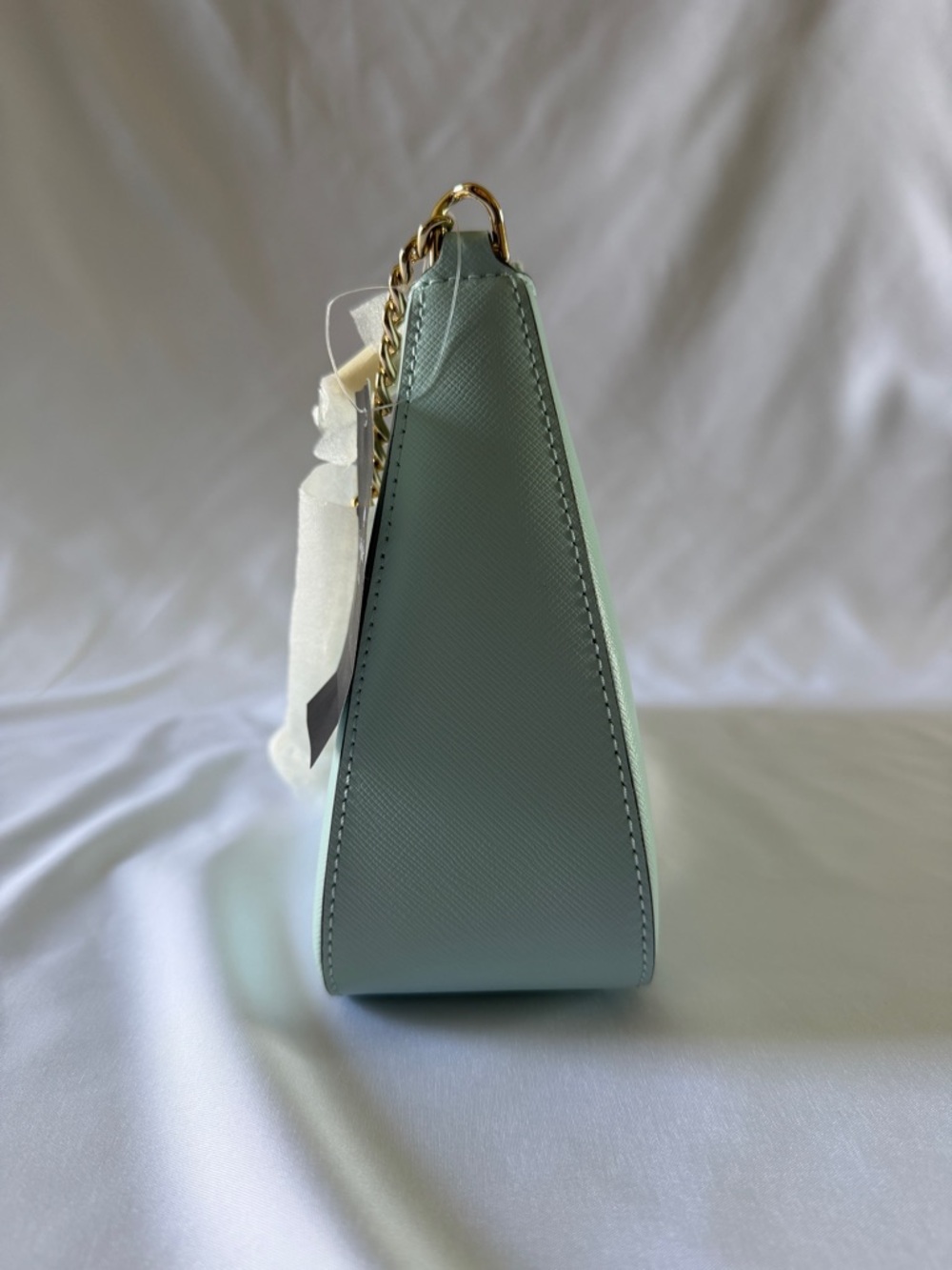 kate spade Mint Saffiano Leather Shoulder Hobo with Gold Hardware - Picture 6 of 9